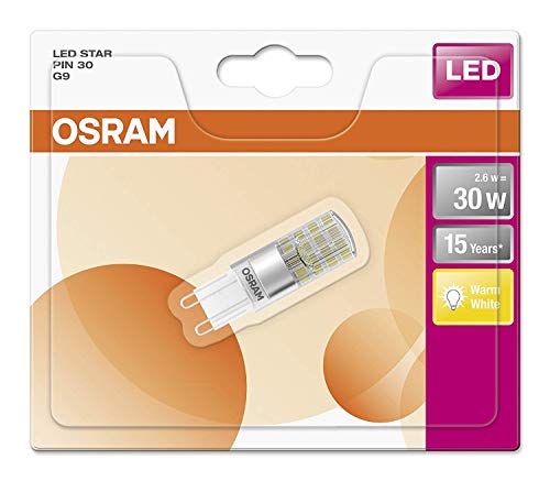 Osram 812062 Lampadina LED G9, 2.6 W, 9 unità