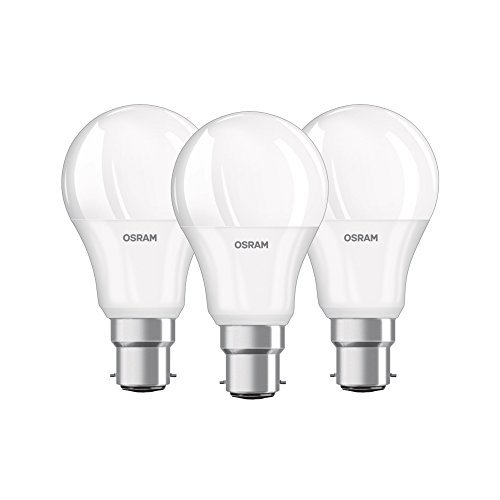 Osram Base Classic a Lampada LED, B22d, Bianco, 806 lm, 3 Unità, 8.5 W = 60 W