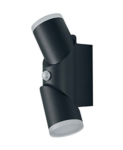 Osram Endura Style Updown Flex Applique LED per Esterni con Sensore Crepuscolare e di Movimento 13 W, Grigio