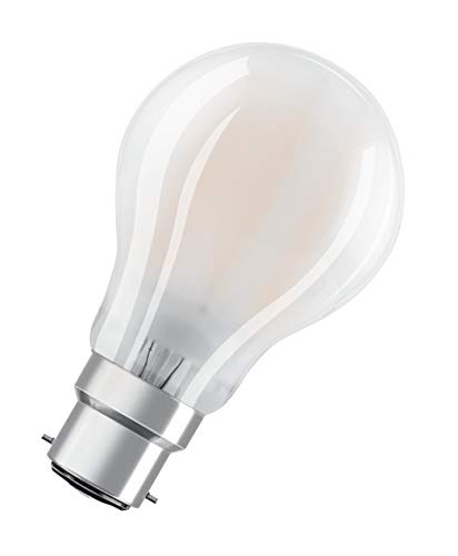 OSRAM Goccia Lampadine LED, 11 W Equivalenti 100 W, Attacco B22d, Luce Calda 2700K, Confezione da 10 Pezzi