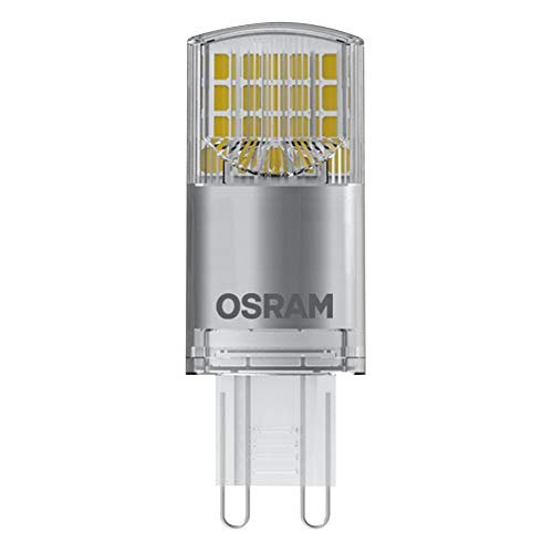 OSRAM LED PIN G9 DIM Confezione da 10 x Spot LED, Attacco GU5.3, Bianco Freddo, 4000 K, 4.90 W = Equivalente a 35 W, LED SUPERSTAR MR16 12 V, Chiaro, Taglia Unica