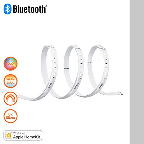 Osram Smart+ Flex RGBW Bluetooth. Striscia LED Compatibile con Apple HomeKit e Android, Luce Colorata, 180 cm, 480 lumen