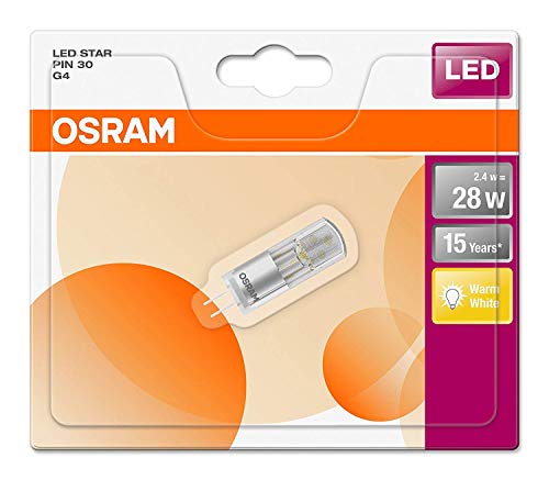 Osram Star Lampadina LED G4, 2.4 W, 9 unità, dritta, plastica