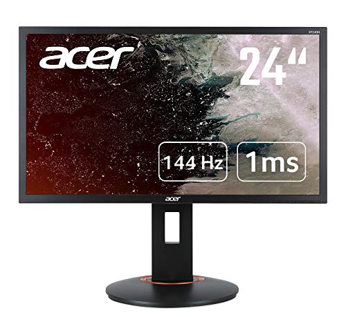Acer XF0 Series (XF240QS) Monitor TN da 60 cm (23,6 pollici) (2 x HDMI (2.0), 1 x DP(1.2), Full HD 1920 x 1080, 1 ms (G2G), 144Hz (165Hz Oc), 300 nits, regolabile in altezza, Pivot, DP/HDMI FreeSync)