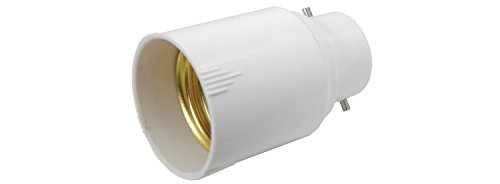 Adattatore attacco lampadina da B22 a E27, B22/E27, Confezione da 1, B22-E27 60 watts