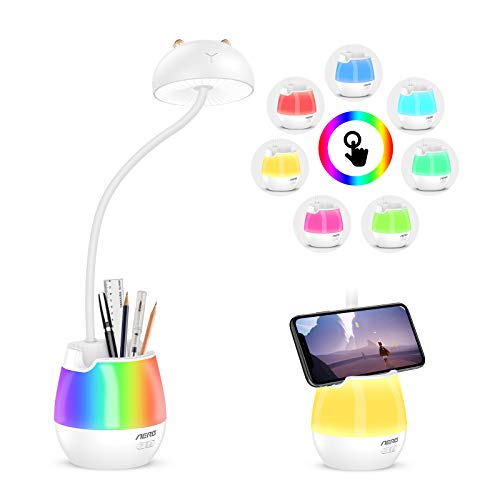 Bambini e coniglietto, luce LED elettrica ricaricabile, luce notturna