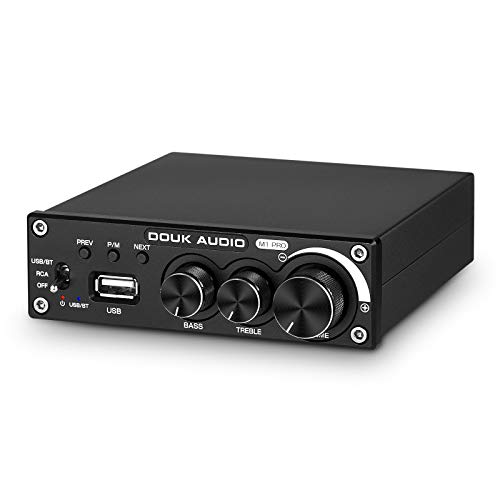 Amplificatore da 320 W Bluetooth 5.0 Mini Stereo Power Amplifier Subwoofer Amp USB Music Player