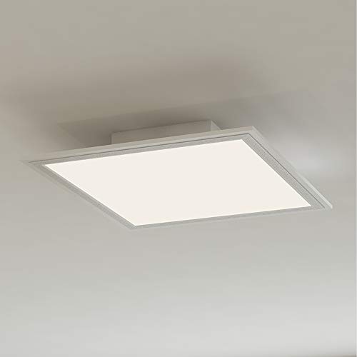 Briloner Leuchten - Lampada da soffitto a LED, Luce bianca naturale 4000K, metallo, metallo;plastica, bianco