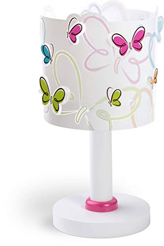 Dalber Farfalle Lampada da Tavolo E14, 40 W, Multicolore, 290 x 150 x 150