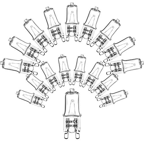 Osram Lampadine Alogene G9 33W 230V (20 Pezzi) - Luce Calda 2700K, Dimmabili, Sostitutive 40W, Vita Media 2000h