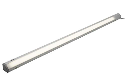 ERSA T01 - Lampada LED sottopensile ad angolo 562mm per interno casa. In alluminio in finitura anodizzata. Accensione/Spegnimento touch. Luce naturale (4100° K). Driver 10W incluso