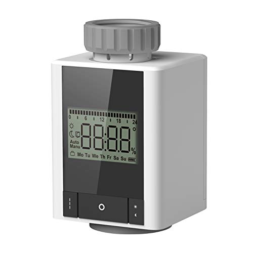 Galapara - Termostato programmabile per termosifone, con controllo tramite app ZigBee, compatibile con Alexa e Google Home