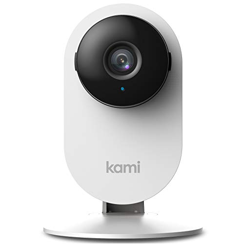 KAMI Mini Telecamera Wifi 1080p con Rilevamento Facciale da YI Technology, Telecamera di Sorveglianza Indoor con Rilevamento Umano, Visione Notturna, Intelligenza Artificiale, Cloud, supporta microSD