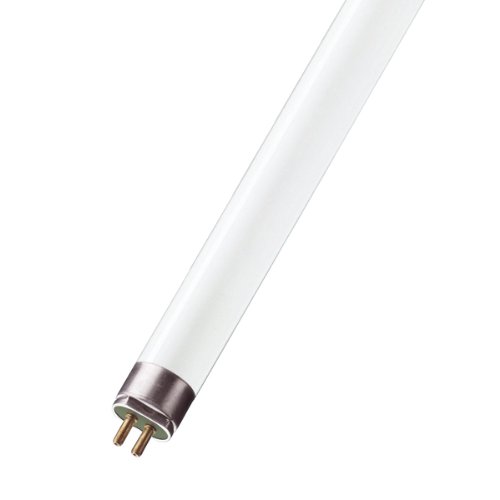 Laes 980370 Lampadina Mini fluorescente T5 G5, 8 W, bianco, 16 x 302.5 mm