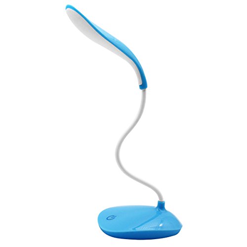 lampada da tavolo,lampada led,lampada ufficio,Lampada da Tavolo a LED Luce di Lettura Portatile a 3 Livelli con Luce Soffusa (blu)