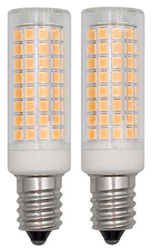 Lampadina LED E14 SES, 6W Dimmerabile AC 220V 240V Luce Bianca Calda, 3000K Tappo a Vite, Equivalente a Lampadina Alogena Da 60 Watt Illuminazione Domestica, 2 Pezzi per Confezione