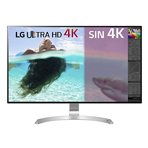LG 32UD89-W.AEU Monitor 32" 4K UltraHD LED IPS, 3840 x 2160, AMD FreeSync, Multitasking, Display Port, 2 HDMI, USB-C, Altezza, Inclinazione e Rotazione Regolabili