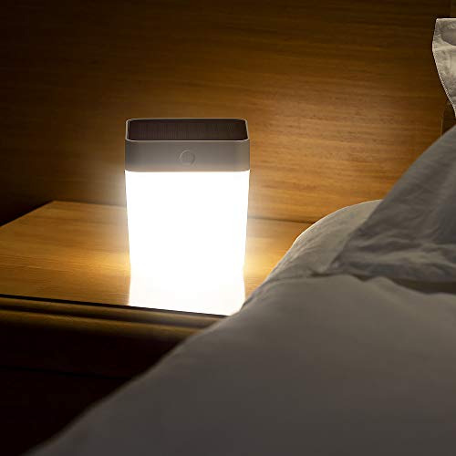 Lampada Da Tavolo Solare LED Portatile Con Maniglia - Impermeabile IP44, Ricaricabile USB, 3 Modalità Di Luce, Per Esterno E Campeggio