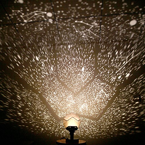 Minidiva Romantico stella Night Lights proiettore della lampada di notte del cielo stellato Decorazione Camera Illuminazione Gadget