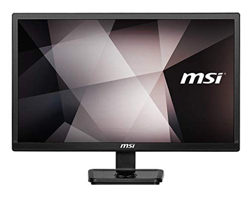 MSI PRO MP221 Monitor Professionale Flat 22", Display 16:9 Full HD (1920x1080), Frequenza 60Hz, Tempo di risposta 5ms, Pannello TN antiriflesso, collegamenti 1x HDMI e 1x VGA, VESA 100x100mm Standard