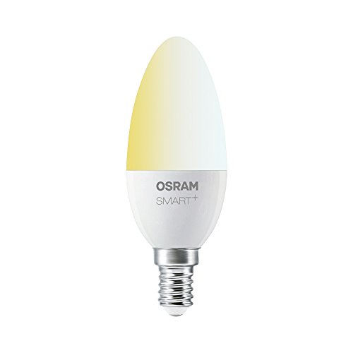 Osram Smart+ Lampadina LED Zigbee, Candela, E14, 40 W Equivalenti, Luce Bianca Regolabile