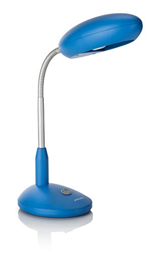 Philips Desklight, Lampada da Tavolo in Materiale Sintetico e Metallo, 35 cm, Blu