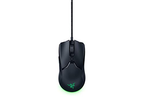 Razer Viper Mini Gaming Mouse, Gioco Design Ambidestro, Solo 61 G, Sensore Ottico da 8500 DPI, Cavo Razer SpeedFlex e Illuminazione RGB Chroma, Nero