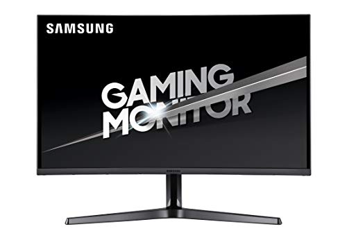 Samsung C27JG52 Monitor Gaming Curvo 27 Pollici, WQHD, 2K, 2560 x 1440, 4 ms, 16:9, 144 Hz, 1440p, 1800R, 1 Display Port, 2 HDMI, Base a Doppio Snodo, Colore Nero