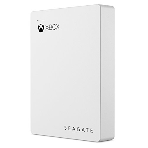 Seagate Game Drive per Xbox, Unità Disco Esterna Portatile, USB 3.0, Progettata per Xbox One, Abbonamento di 1 Mese a Xbox Game Pass, 2 Anni di Servizi Rescue (STEA4000407), Bianco, 4 TB