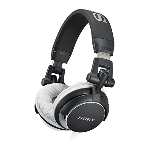 Sony MDR-V55 Cuffie Chiuso DJ, 105 dB, 40 Ω, Nero/Bianco