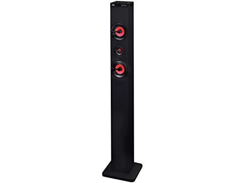 Trevi XT 101 BT Soundtower Altoparlante Speaker Amplificato a Torre con Bluetooth, Mp3, USB, SD, AUX-IN, Nero