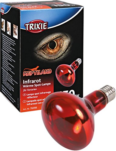Trixie lámpara de Calor por Infrarrojos Lampada Spot Infrarossi Riscaldante 150W per Rettili Articoli per Animali, Multicolore, Unica