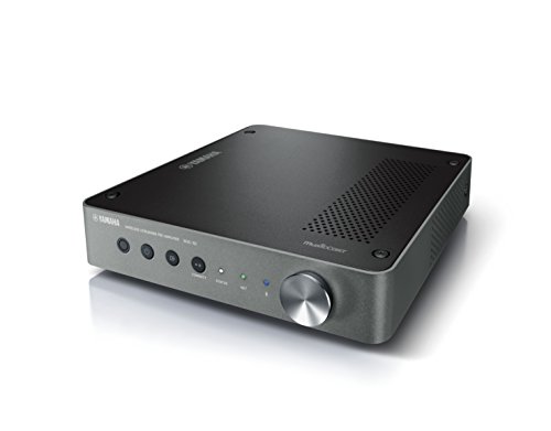 Yamaha MusicCast WXC-50 Preamplificatore audio wireless, ideale per la diffusione sonora di musica in streaming – Multiroom, WiFi, Bluetooth 2.1, Airplay, Design retrò moderno, Argento scuro