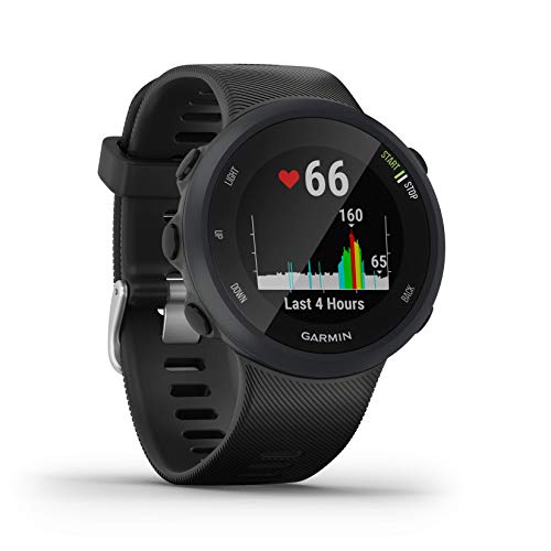 Garmin Forerunner 45, Orologio Smart GPS per la Corsa e Altri Sport Unisex, iPhone/Android, Nero, Taglia L