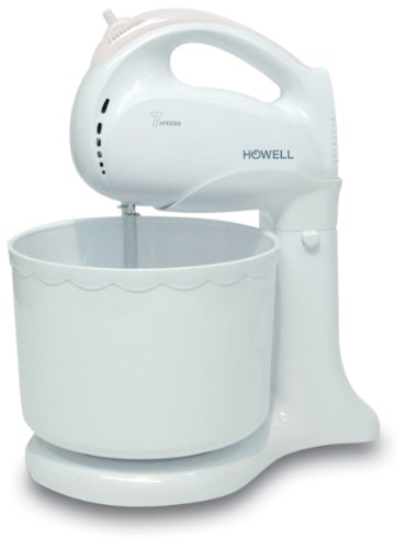 Howell HO. MX551 Mixer con Ciotola, 200 W, Plastica, 7 velocità