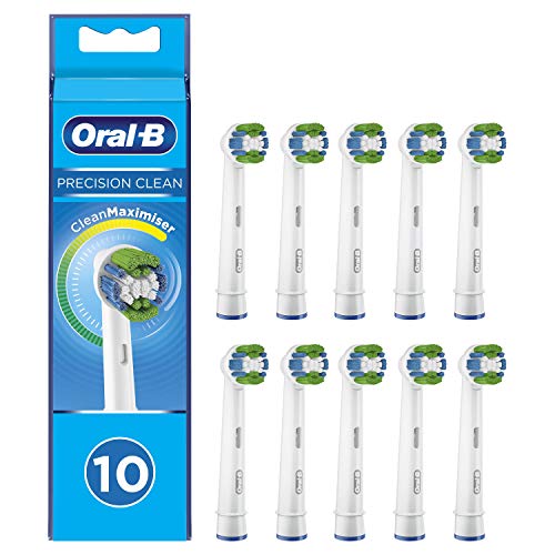 Oral-B Precision Clean Testine di Ricambio per Spazzolino Elettrico con Tecnologia CleanMaximiser, Confezione da 10 Pezzi