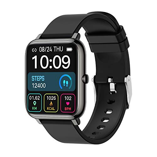 Smartwatch, 1.4" Touch Screen Orologio Fitness Activity Tracker Uomo Donna Sport Smart Watch Contapassi Cardiofrequenzimetro da polso Cronometro Smartband Notifiche Messaggi Controller Musicale