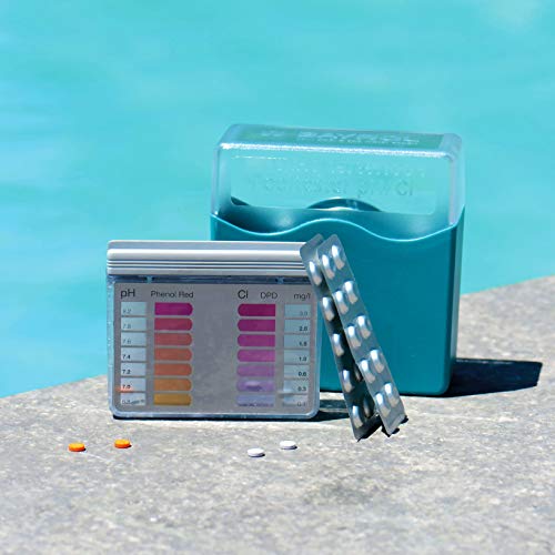 Bayrol Pool-Tester 287123 Pasticche per la misurazione del PH e del cloro nelle piscine, confezione originale