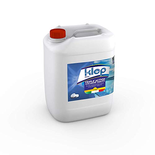 KLEP - Cloro Liquido Eco Cloro MULTIAZIONE Pulizia Manutenzione IGIENE TRIPLEX per Piscina E Spa 10 AZIONI 5 kg