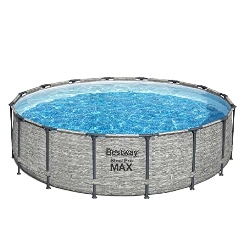 Steel Pro MAX Set piscina 5,49 m x 1,22 m Colore pietra grigia