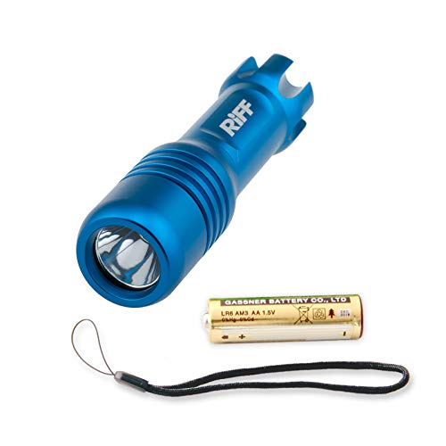 Riff TL - Mini torcia subacquea a LED, colore: Blu