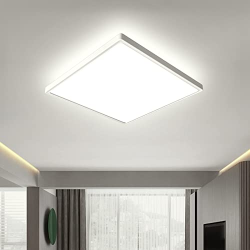 OTREN Plafoniera LED Soffitto Quadrata, 4000K Lampada da Soffitto LED, Moderno Lampadario LED per Bagno, Camera da Letto, Cucina, Soggiorno, Balcone, 23CM
